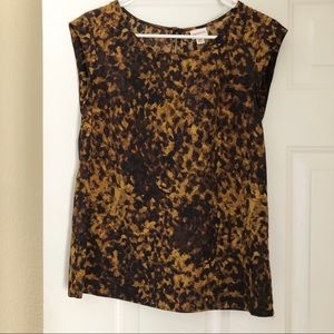 Merona Tortoise Blouse S